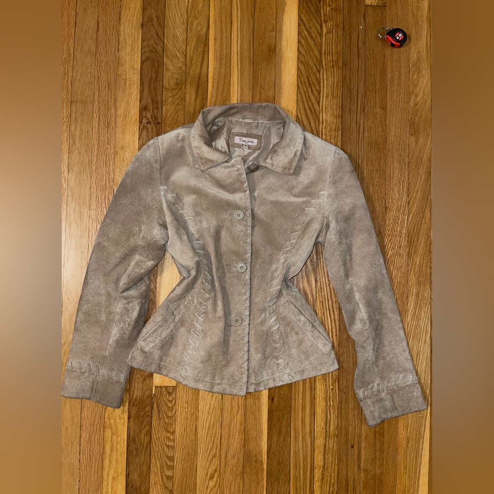 Vintage tan leather jacket